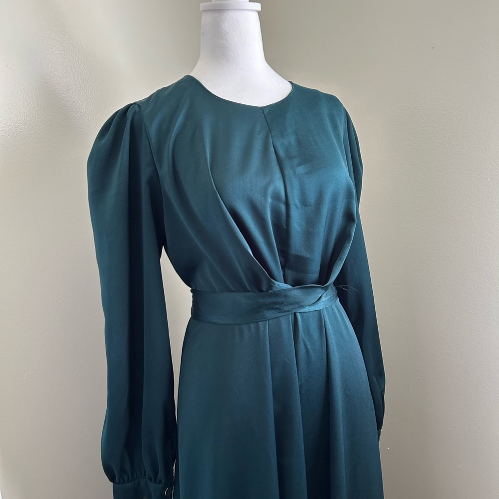 Elegant Teal Dress